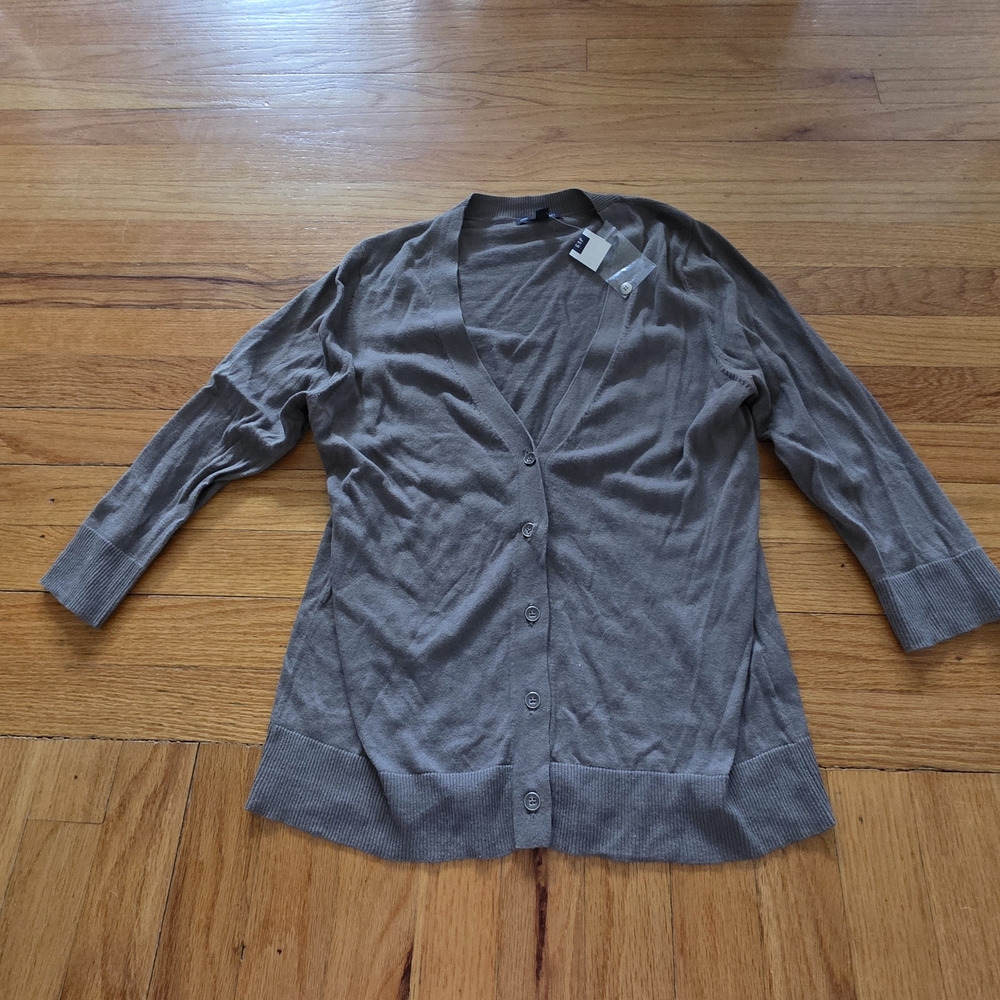 Women's Brown Cardigan Sweater